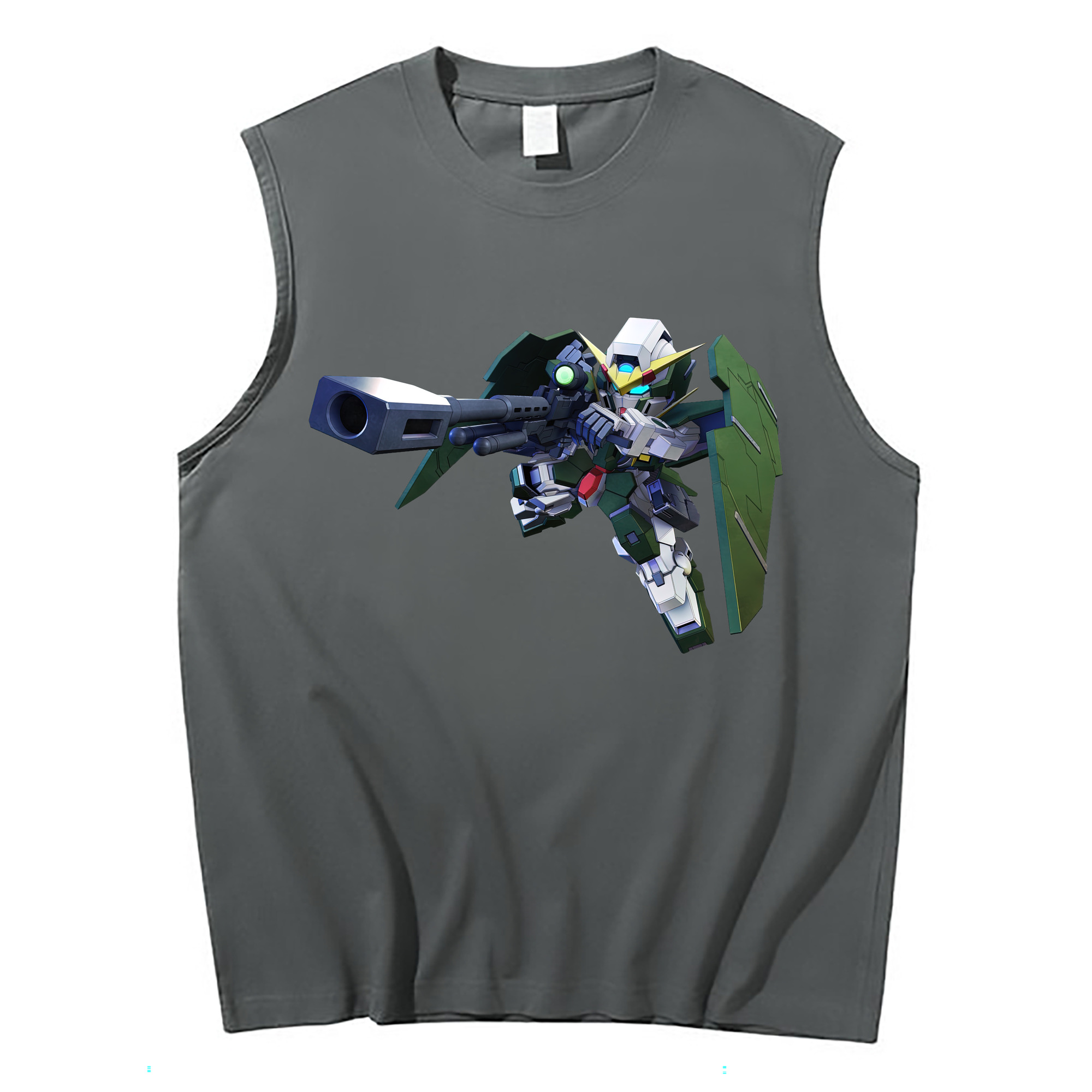 （画像用） 機動戦士ガンダム Mobile Suit Gundam コットン100％タンクトップ（フロントプリント）